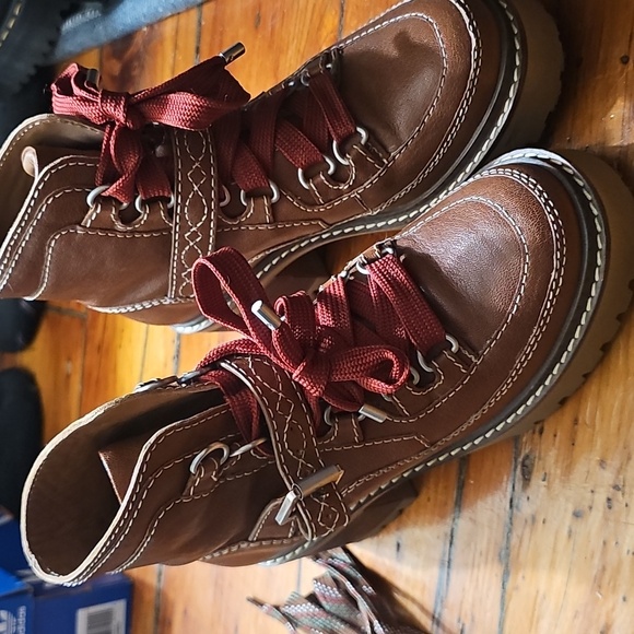 Free People Jasper Hiker Ankle Boots Size 6.5 - Picture 1 of 8